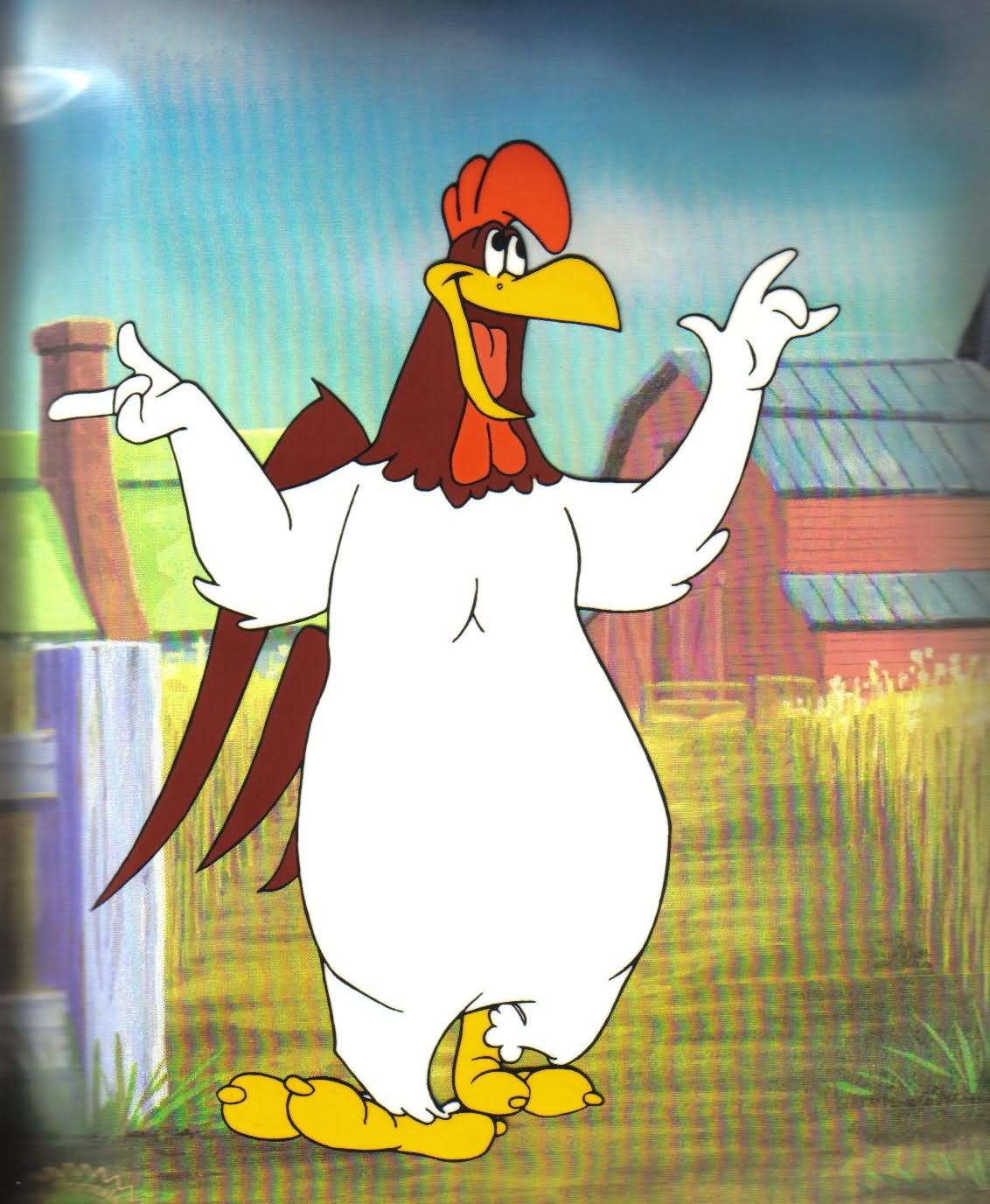 Funny Chicken Dancing Cartoon