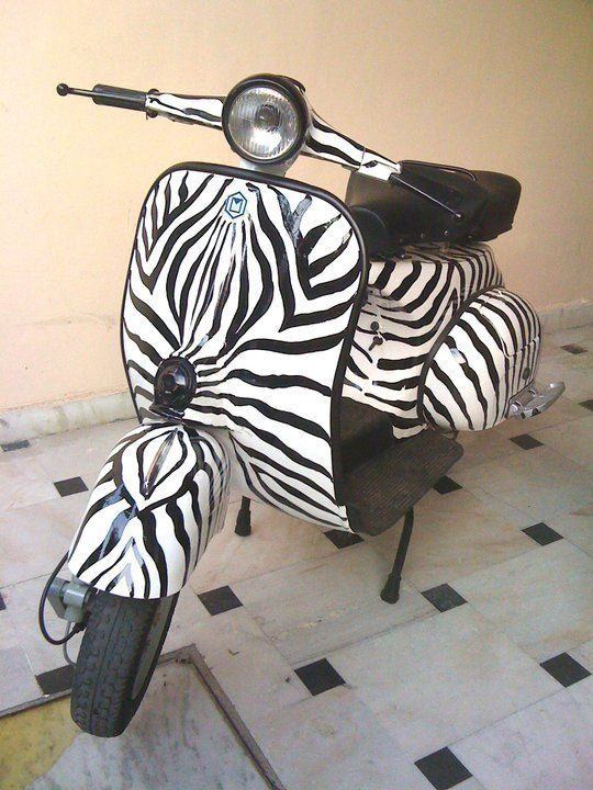 Funny Zebra Scooter In India