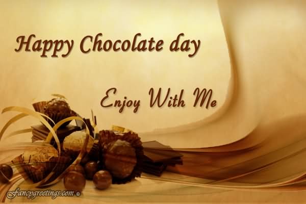 Happy Chocolate Day Enjoy With Me