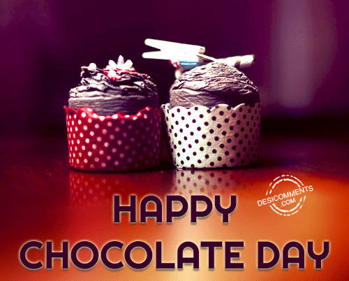 Happy Chocolate Day Glitter Picture For Myspace