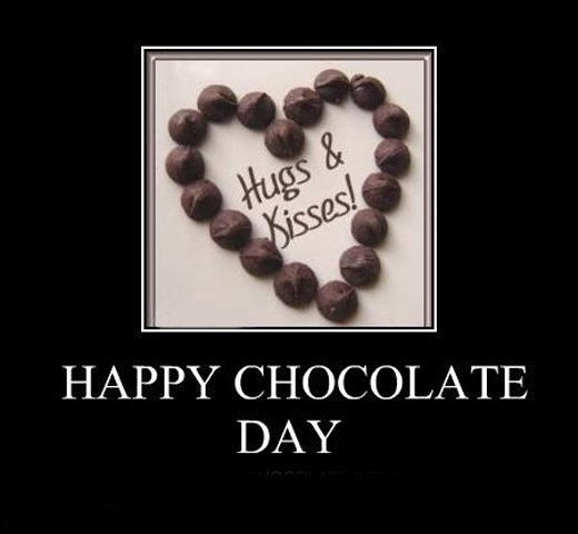 Happy Chocolate Day Hugs & Kisses
