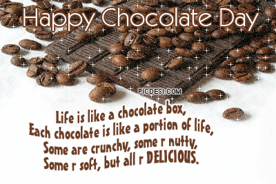 Happy Chocolate Day Like Is Like A Chocolate Box Glitter
