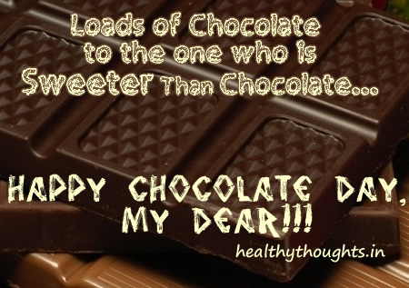 Happy Chocolate Day My Dear Picture