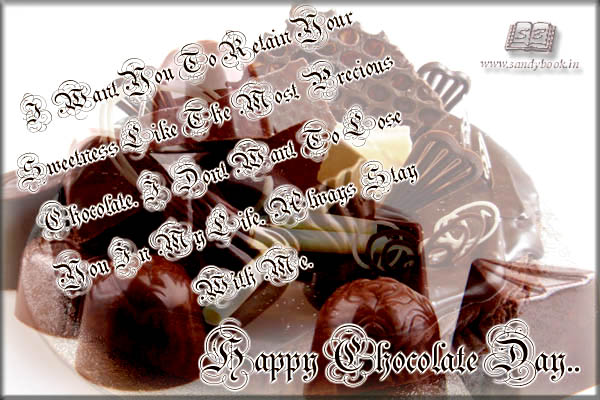 Happy Chocolate Day Wishes Picture For Facebook