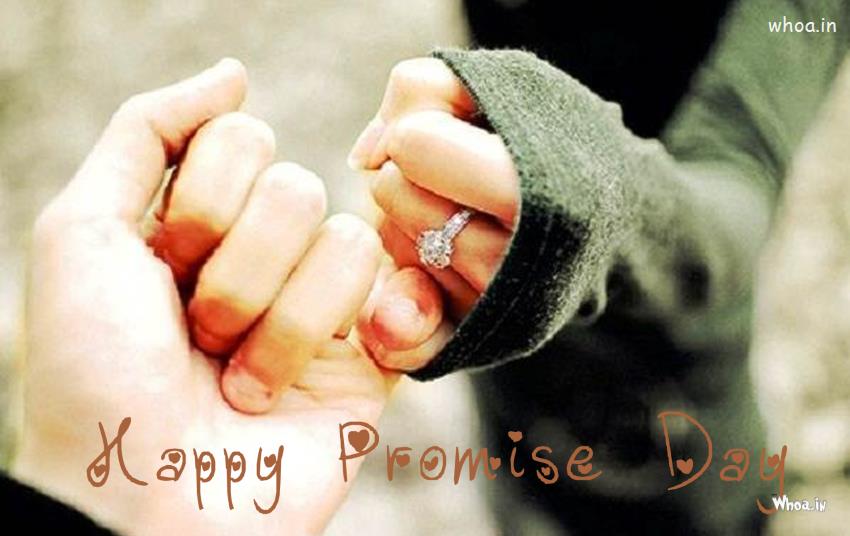 Happy Promise Day Hands In Hands Wallpaper