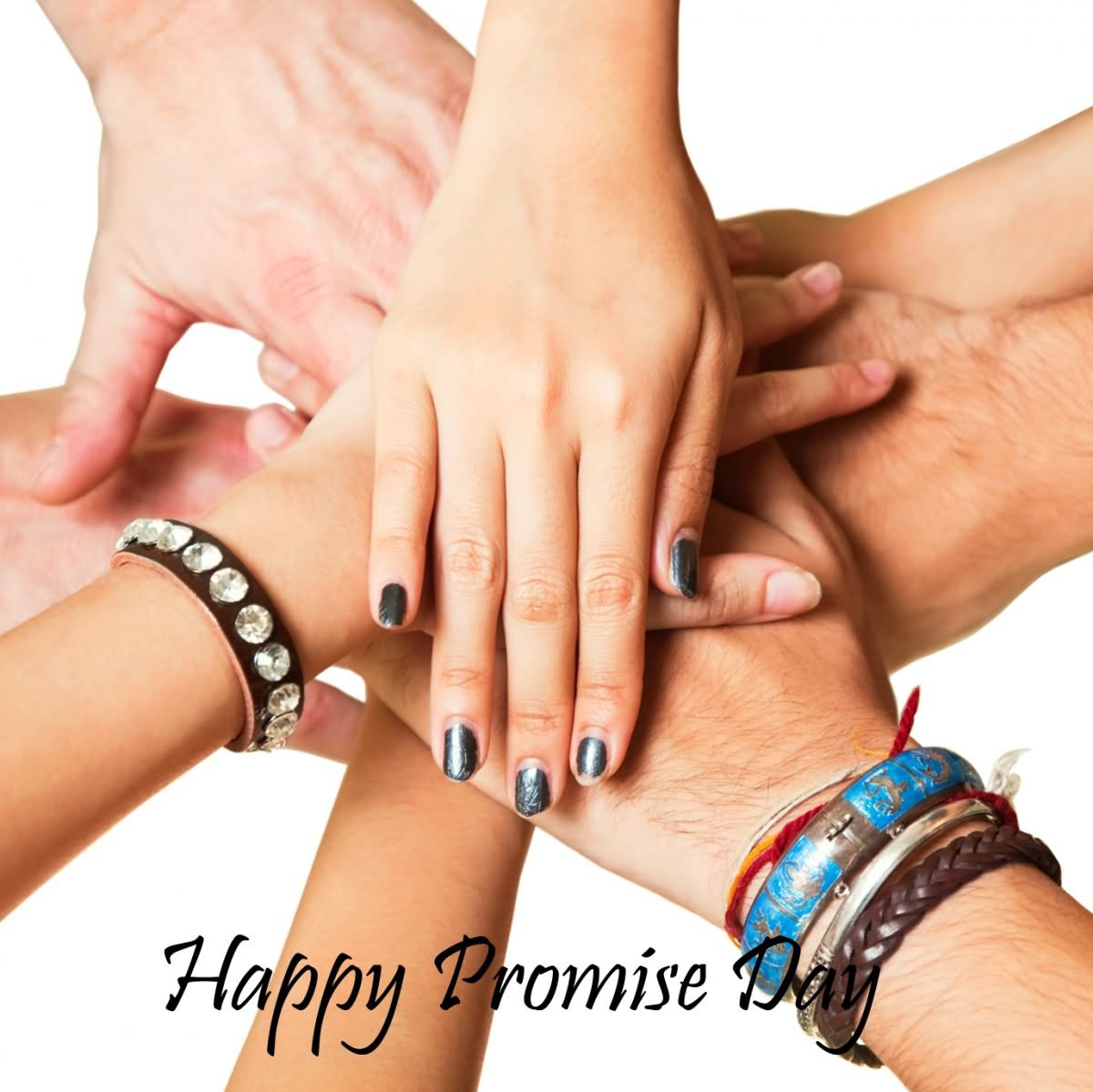 Happy Promise Day Hands Wallpaper