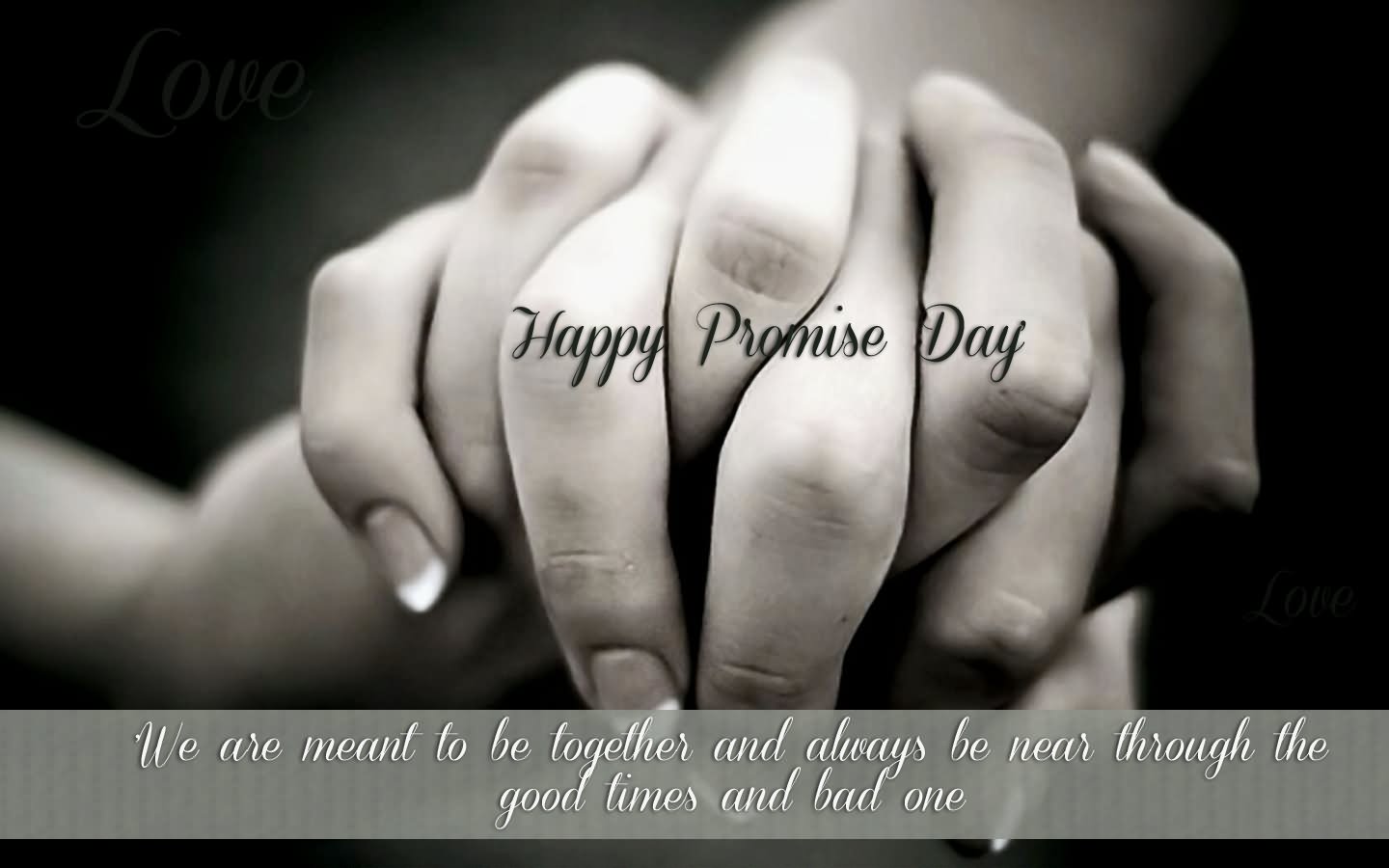 Happy Promise Day Wishes Wallpaper
