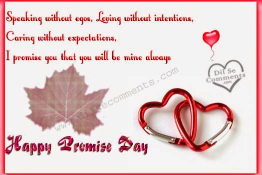 I Promise You That You Will Be Mine Always Happy Promise Day