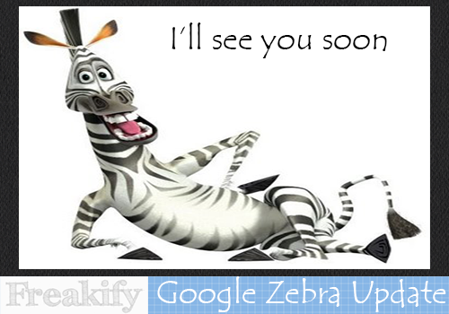 I Will See You Soon Funny Zebra Animated Picture