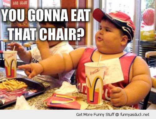 You Gonna Eat That Chair Funny Photo