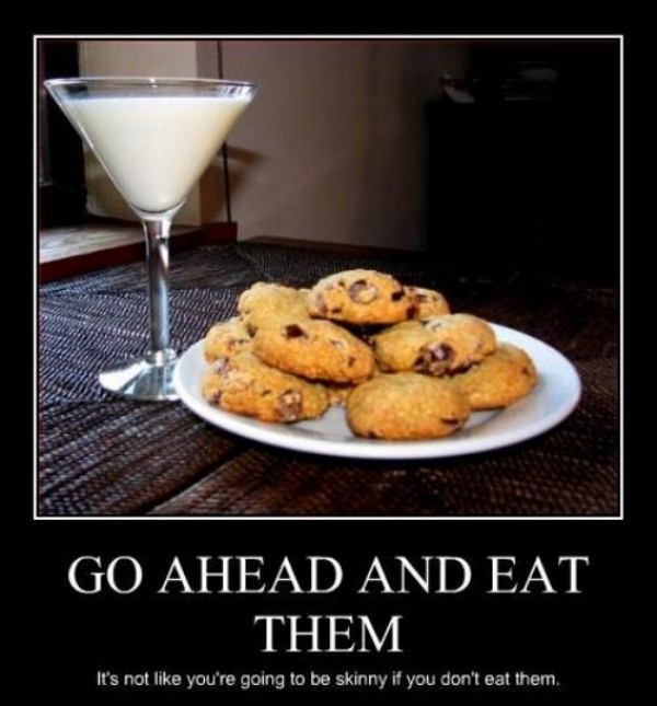 Go Ahead And Eat Them Funny Eat Poster