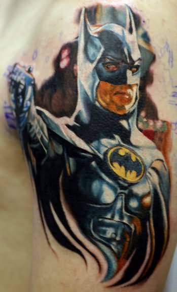 3D Batman Tattoo Design