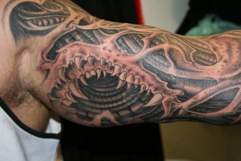 24 Scary Tattoo Designs, Images And Picture Gallery
