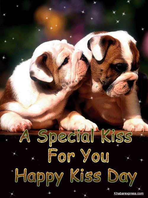 A Special Kiss For You Happy Kiss Day Glitter