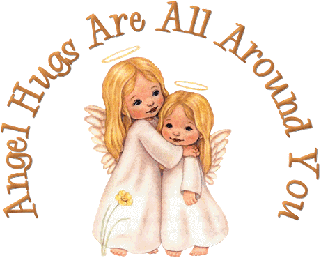 Angel Hugs Are All Around You Happy Hug Day