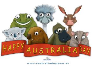 Animal Kingdom Wishing You Happy Australia Day