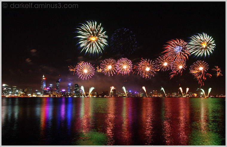 Australia Day Beautiful Fireworks Picture