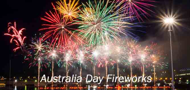 Australia Day Fireworks Image