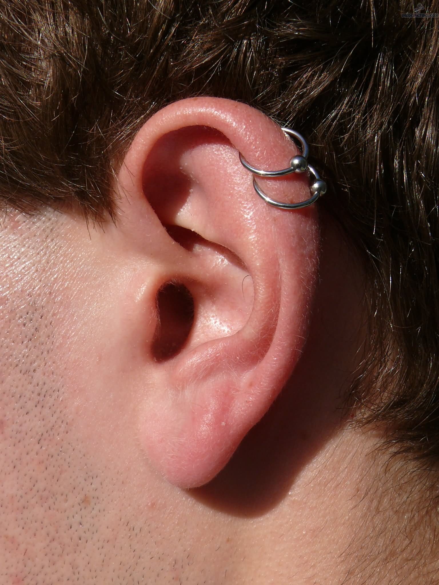 Bead Rings Dual Cartilage Piercing