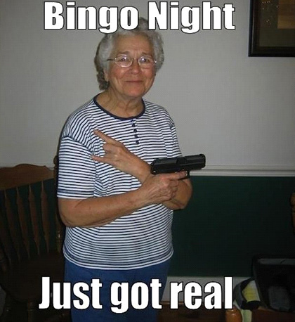 Bingo Night Funny People Meme