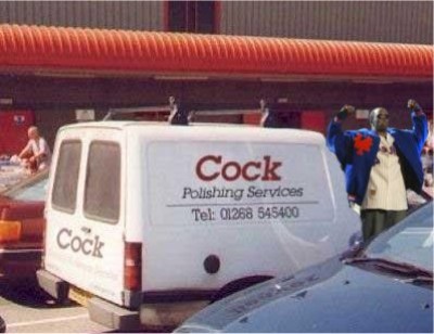 Cock Polishing Services Funny Van