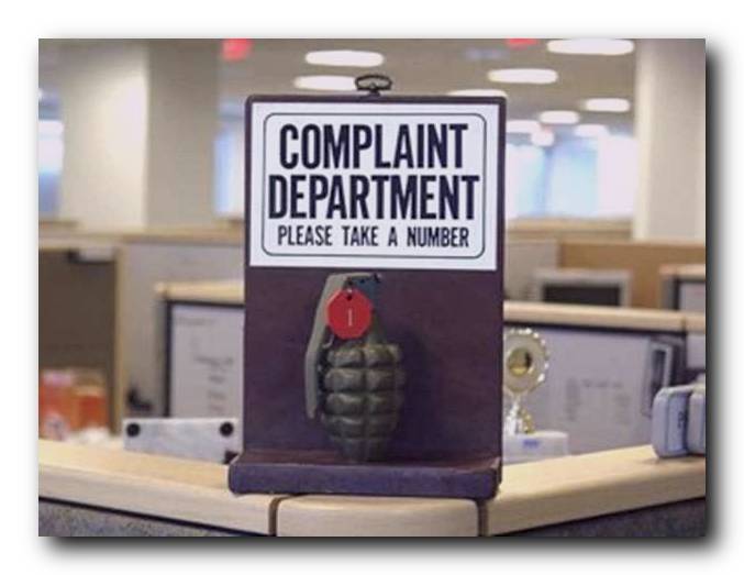 Complaint Department Funny Office