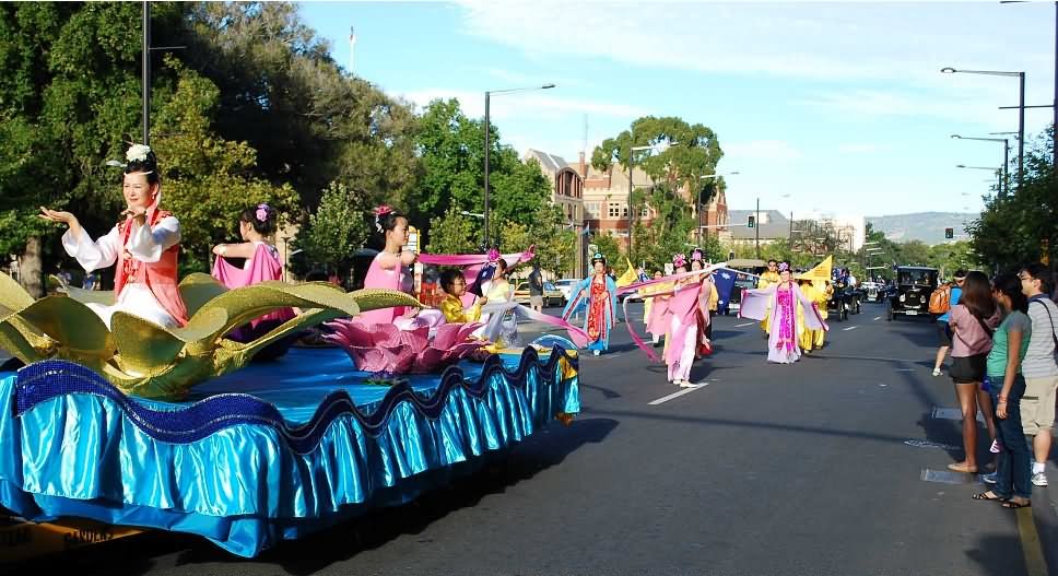 Falun Gong Practitioners Participate In Australia Day Parade