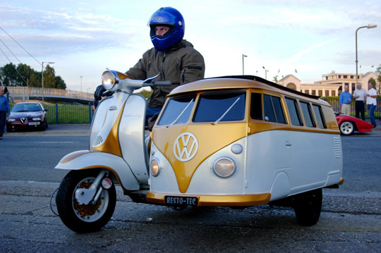 Funny Motorcycle Volkswagen Van