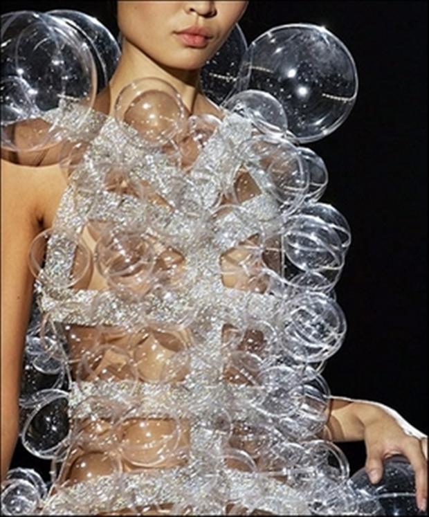 Girl In Bubble Dress Funny Fashion