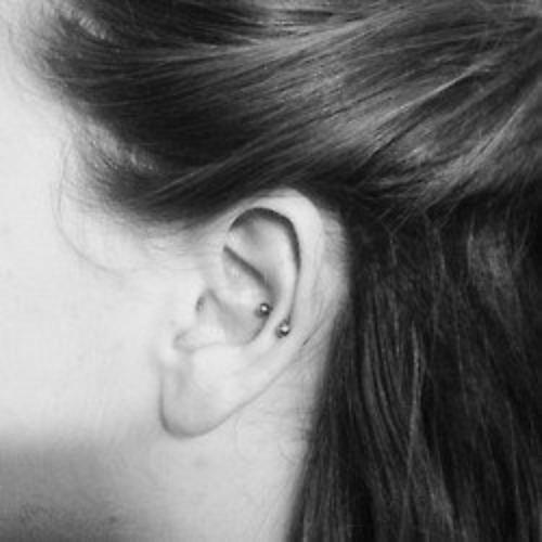 Girl Left Ear Snug Piercing Picture