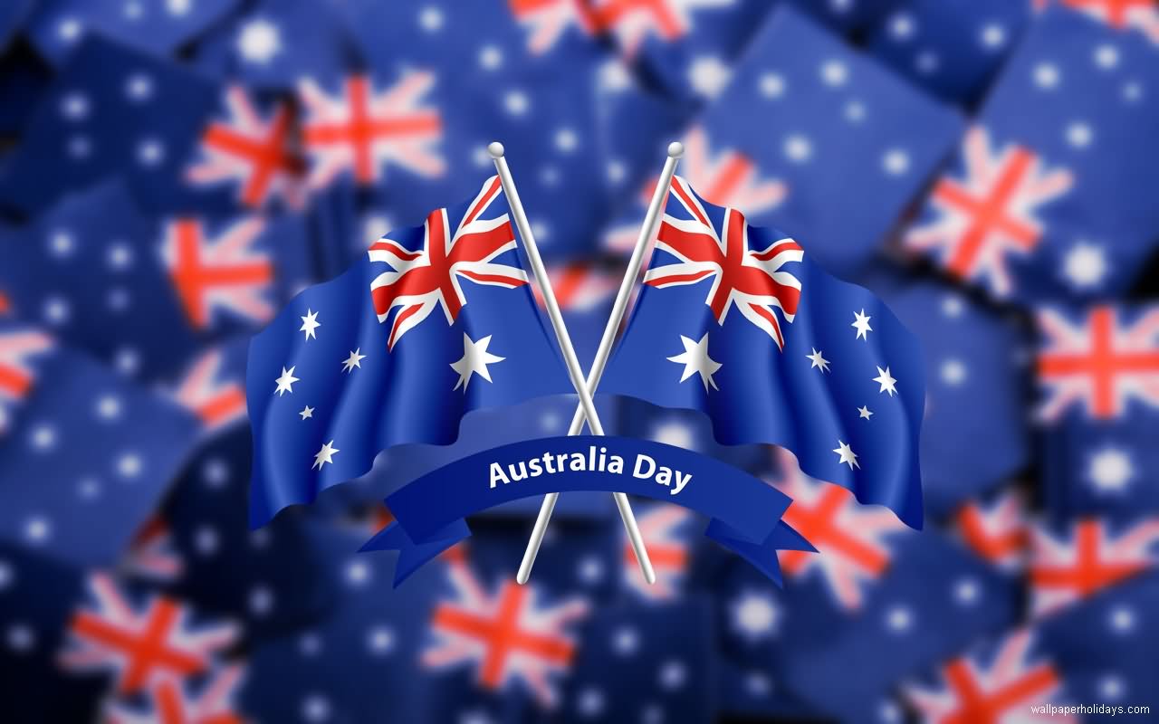 Happy Australia Day Flags Picture