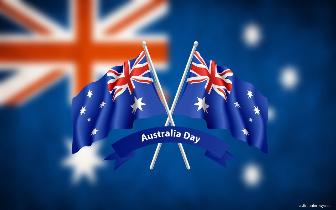 Happy Australia Day Flags