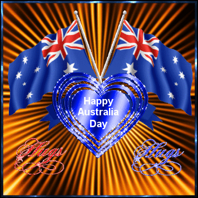 Happy Australia Day Teddy Bear Animated Picture
