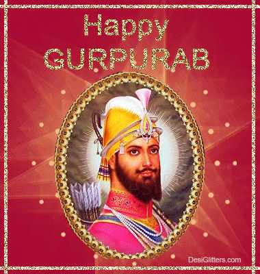 Happy Gurpurab Guru Gobind Singh Ji Glitter