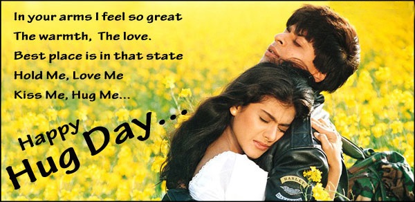 Happy Hug Day Bollywood Picture