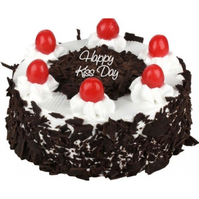 Happy Kiss Day Cake For You