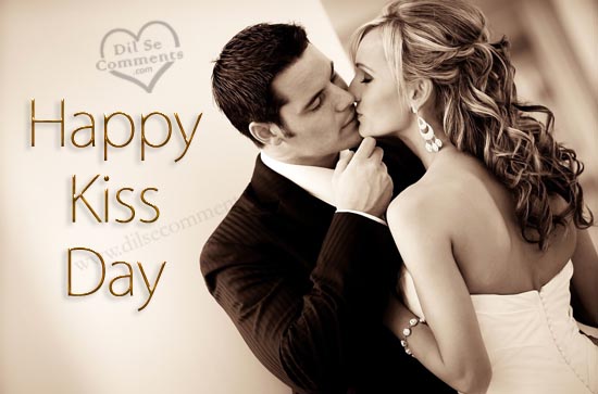 Happy Kiss Day Kissing Couple Picture