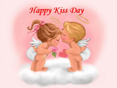 Happy Kiss Day Loving Cupids
