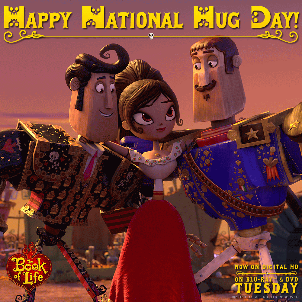 Happy National Hug Day Poster