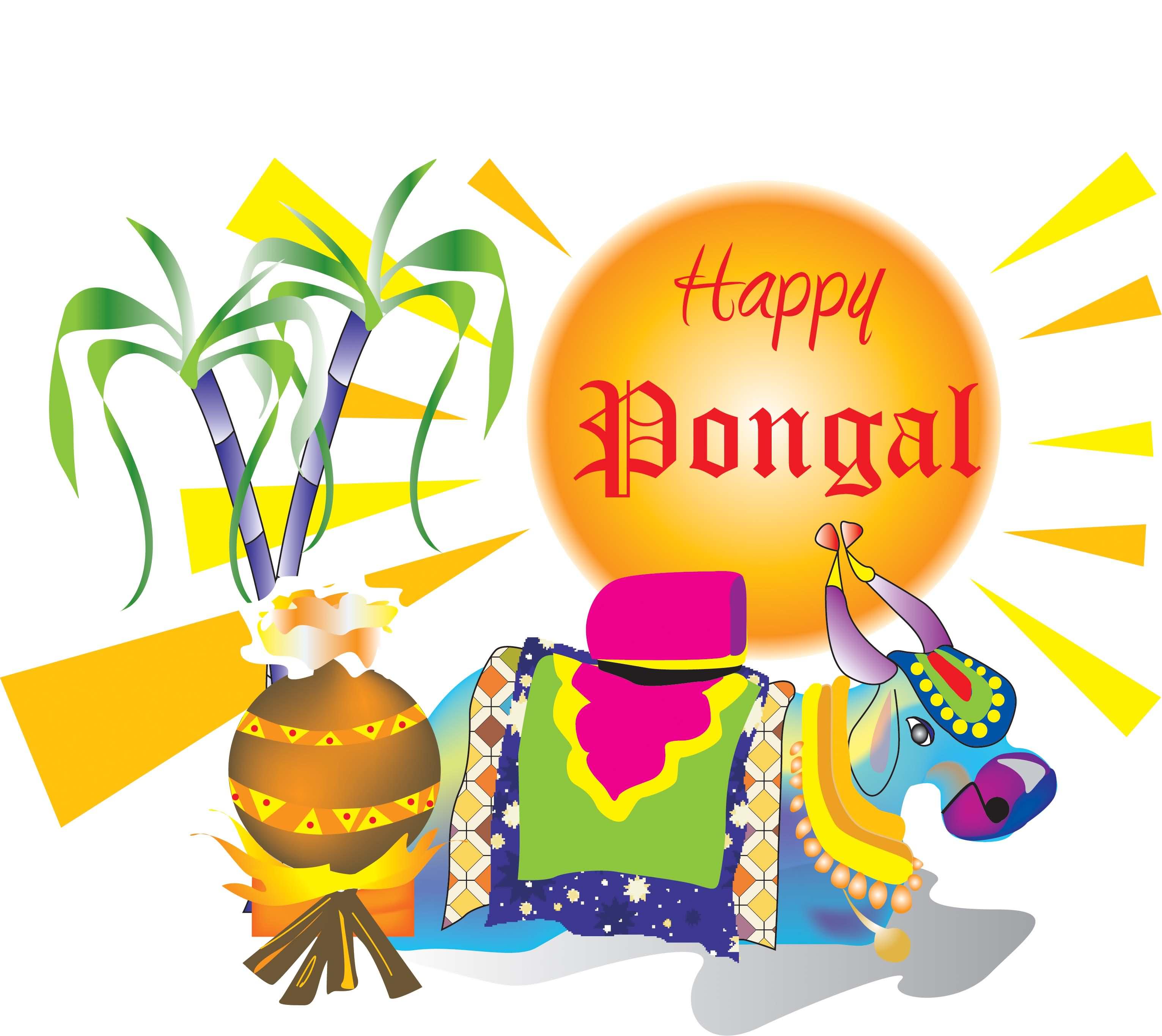 Happy Pongal Bull Picture For Facebook
