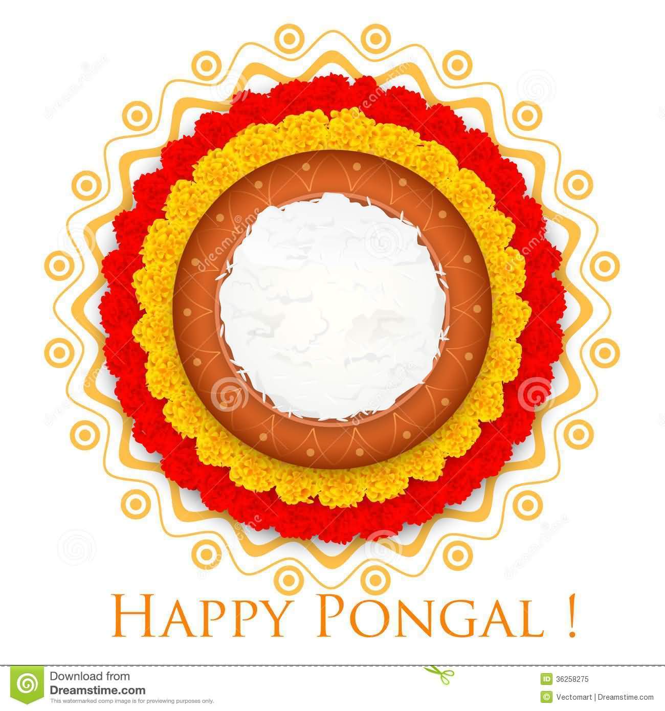 Happy Pongal Raongoli Design