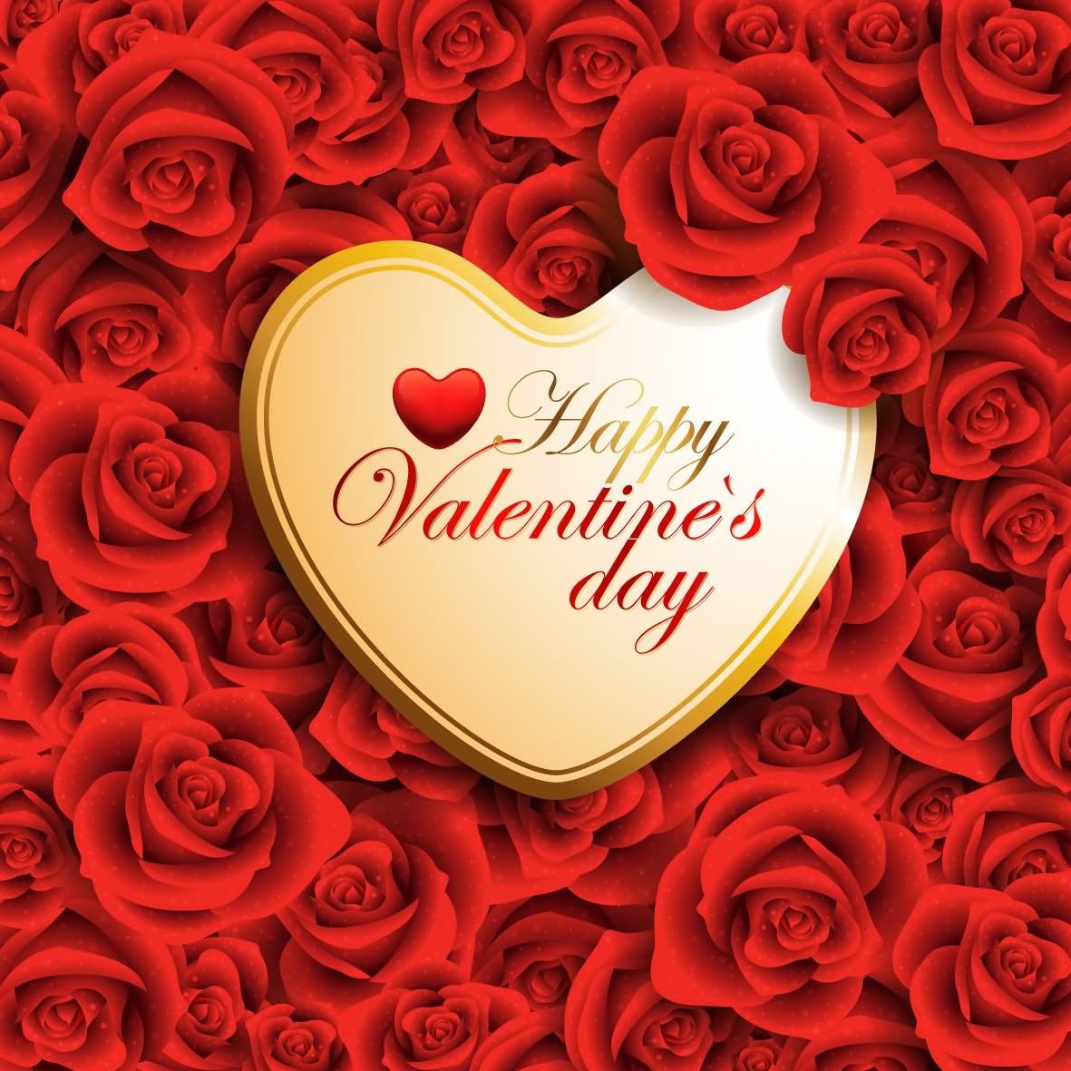 Happy Valentine's Day Heart Box Picture