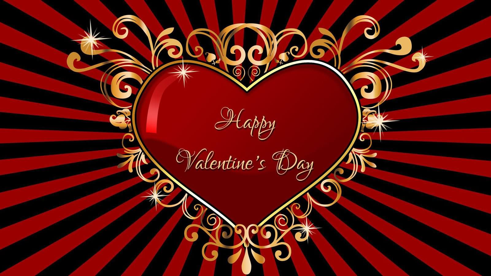 Happy Valentines Day Heart Wallpaper Picture