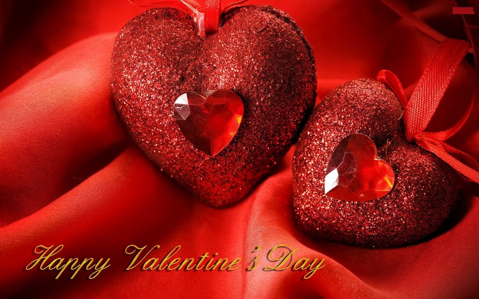 Happy Valentines Day Hearts HD Wallpaper