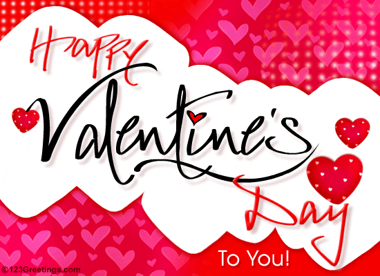 Happy Valentines Day Wishes To You Greeting Card