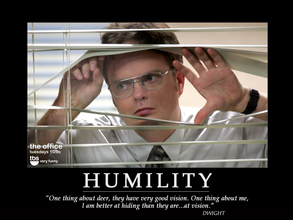 Humility Funny Office Poster