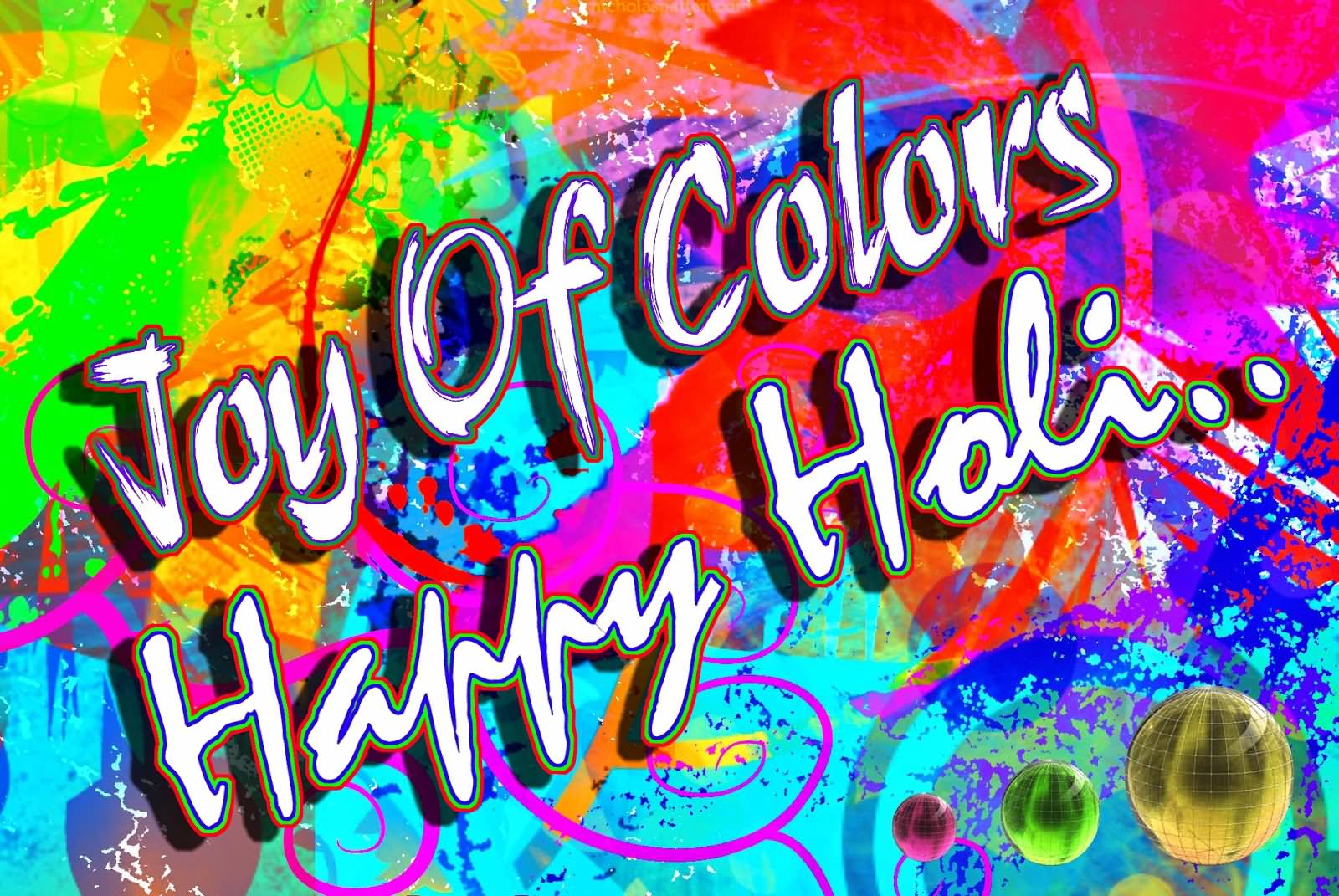 Joy Of Colors Happy Holi