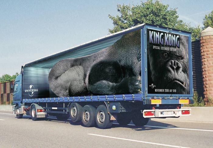 King Kong Trapped In A Funny Truck Van
