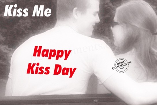 Kiss Me Happy Kiss Day Picture