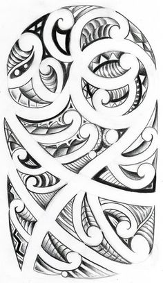 Maori Tattoo Design For Shoulder